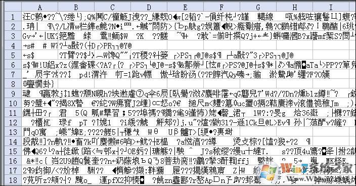 Win7系統(tǒng)下Excel表格亂碼如何修復(fù)？