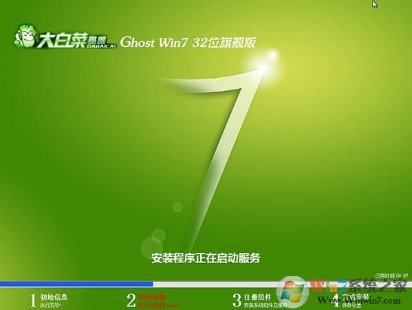 大白菜Win7 GHOST系統(tǒng)32位輕量級裝機(jī)版 V2023