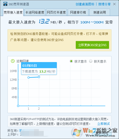 360寬帶測速器獨立版 V11.0正式版