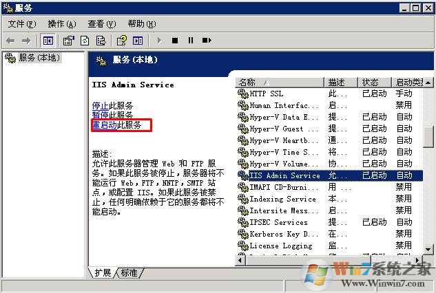 iis怎么重啟