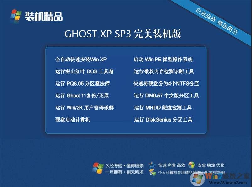 最新Windows XP(GHOST XP SP3)高速裝機(jī)版[絕對(duì)良心系統(tǒng)]V2021