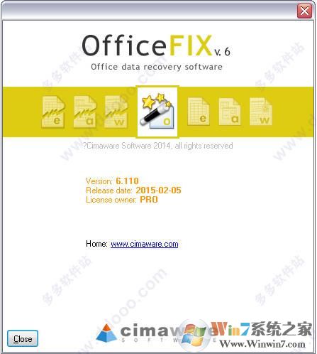 OfficeFIX破解版(Office文件修復(fù)工具) v6.110免注冊(cè)版