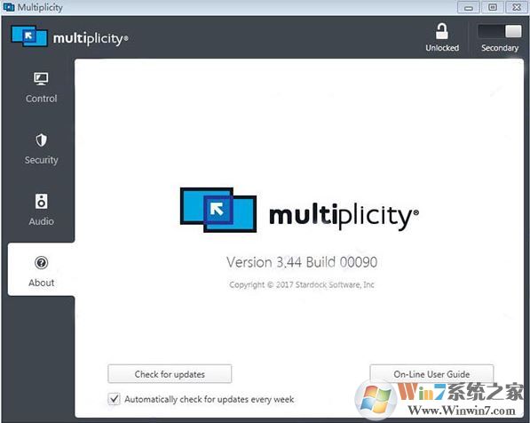 Stardock Multiplicity（多屏鍵鼠控制）v3.44破解版（含破解補丁+破解方法）