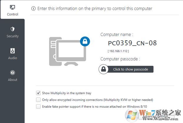 Multiplicity(無線KVM工具)圖文使用教程