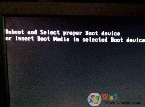 win7電腦開機顯示：Reboot and select proper 的解決方法