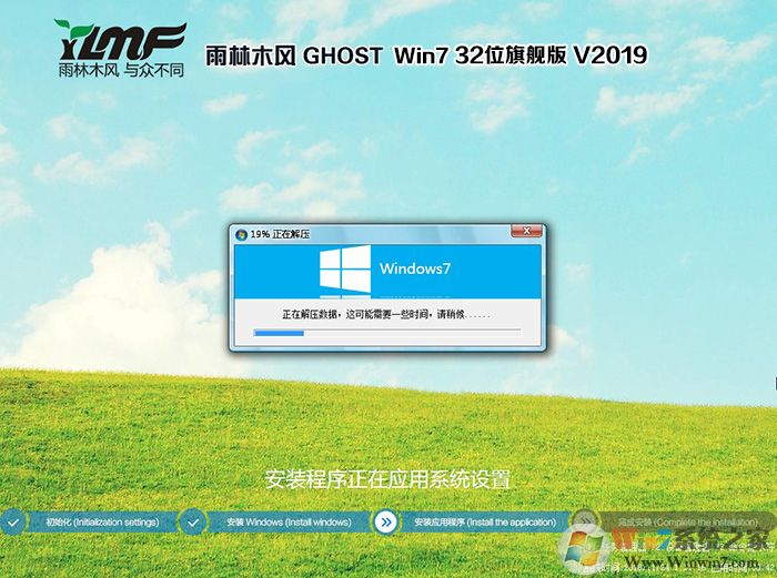 雨林木風(fēng)GHOST WIN7 SP1 32位旗艦版(極速珍藏版)V2023