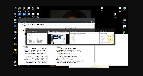 Win10設(shè)置使用Alt+Tab時自動隱藏已經(jīng)打開的項(xiàng)目,只顯示桌面