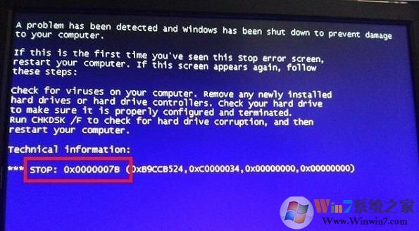Win7系統(tǒng)裝XP遇到0x0000007B藍(lán)屏怎么辦？