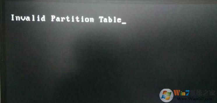 電腦開機invalid partition table快速解決法