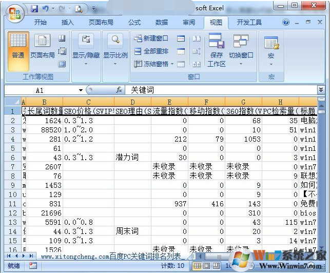 Excel怎么鎖定第一行下拉時始終固定在第一行？