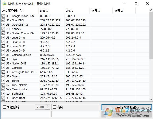 dns測(cè)試工具下載_DNS Jumper v2.1（DNS測(cè)試切換）完全免費(fèi)版