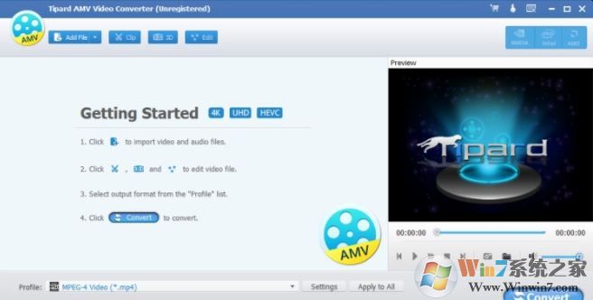 amv視頻格式轉(zhuǎn)換器_Tipard AMV Video Converter v9.2.20 中文免費(fèi)版