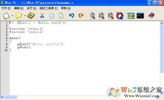 WIN-TC下載_wintc(C語言編譯器)v1.9.1 中文漢化版