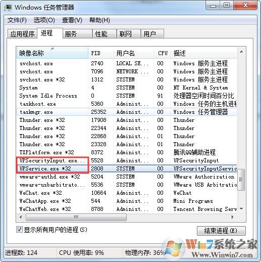 UPSecurityInput.exe和UPService.exe是什么進程？可以刪除嗎