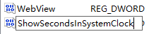 Win10時(shí)間顯示秒設(shè)置方法