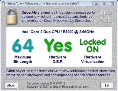 securable中文版(CPUVT檢測工具)v1.1.0綠色最新版