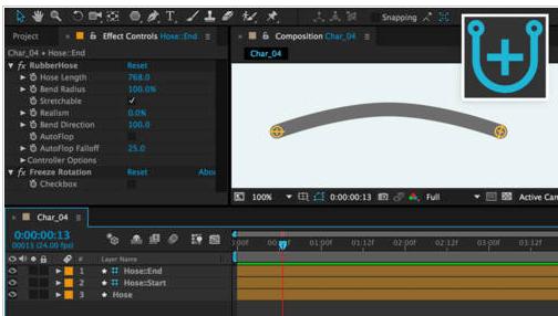 RubberHose插件下載_AE動(dòng)畫腳本（RubberHose）綠色漢化版