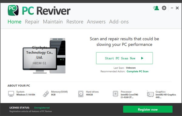 PC Reviver(電腦優(yōu)化維護(hù)工具)