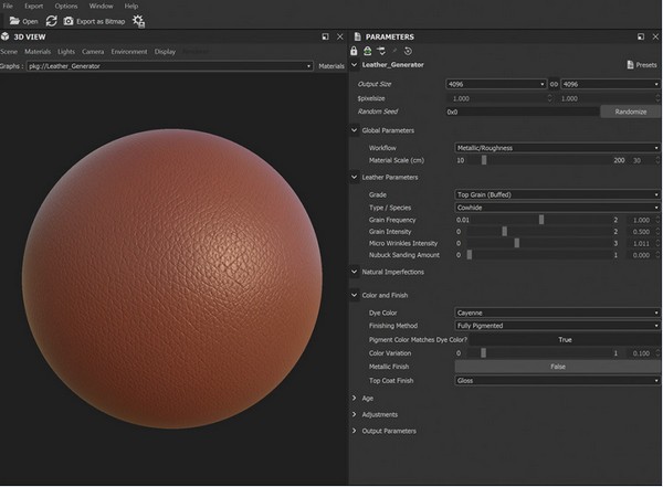 Poliigon Leather Generator(C4D皮革紋理生成插件)