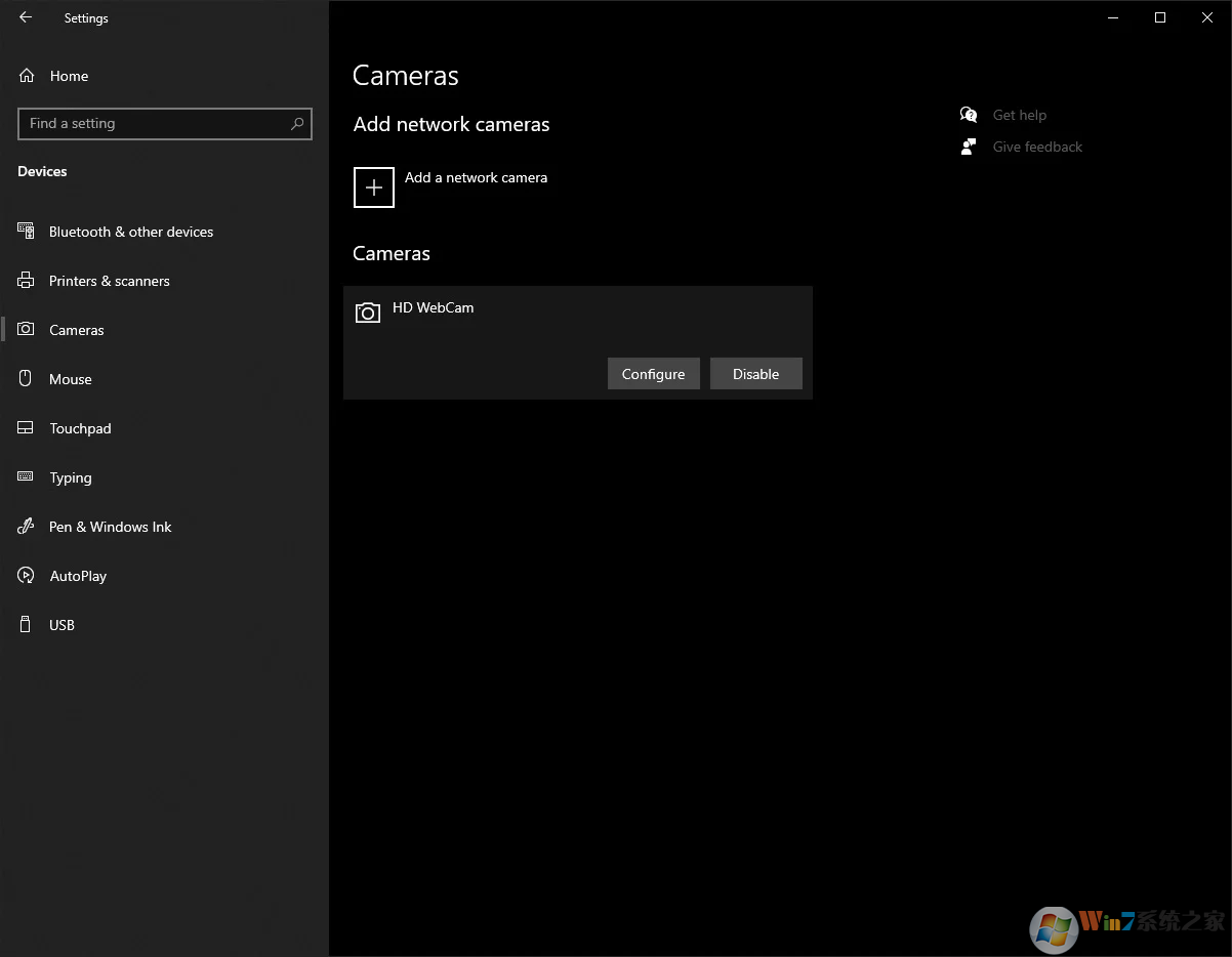 Win10設(shè)置中添加攝像頭設(shè)置功能！