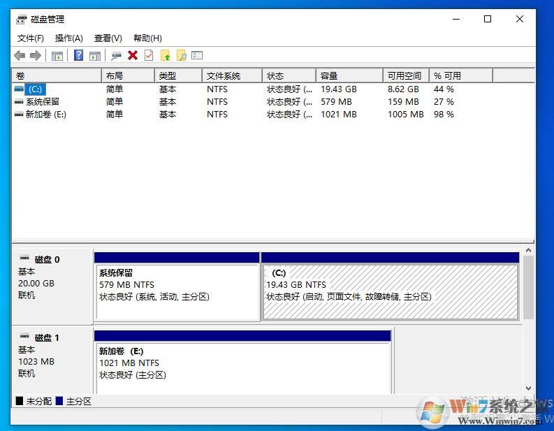 Win10 21H1磁盤管理怎么打開(kāi)？Win10新版打開(kāi)磁盤管理器方法