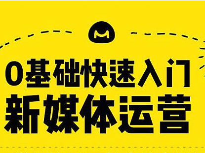 0基礎快速入門新媒體運營培訓教程完整版百度網(wǎng)盤資源