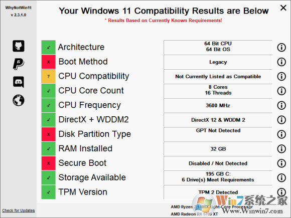 Win11第三方檢測(cè)工具