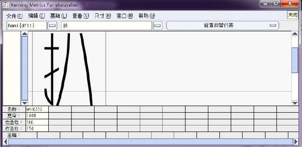 FontForge(字體編輯工具)