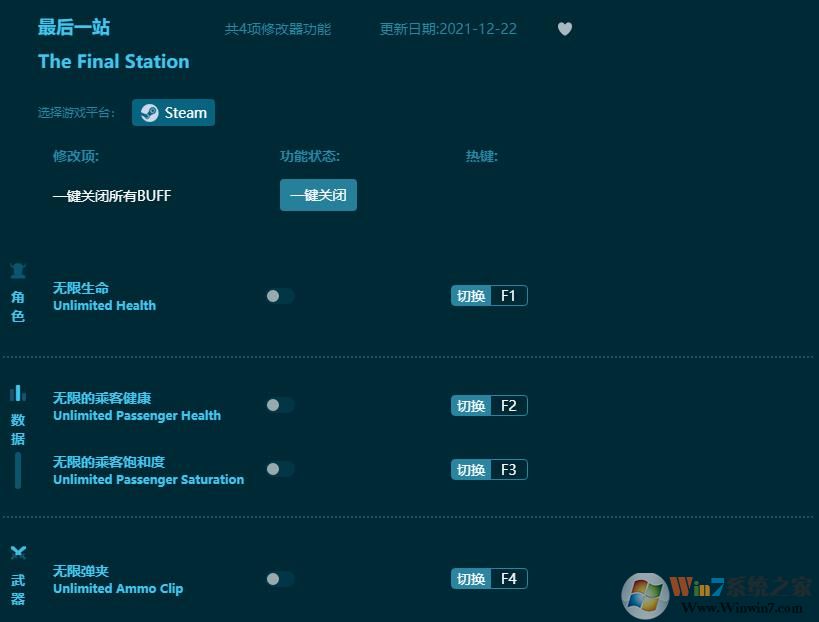 最后一站四項修改器 v2022最新版本