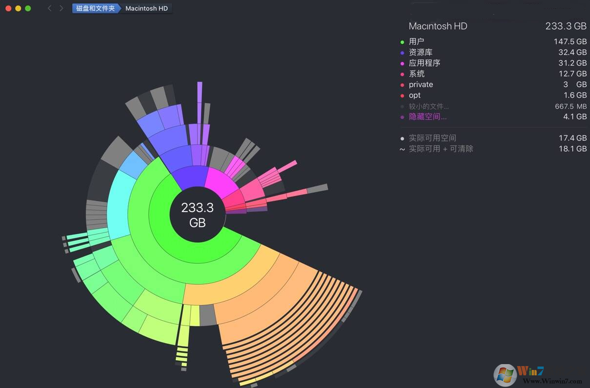 DaisyDisk for Mac磁盤清理工具