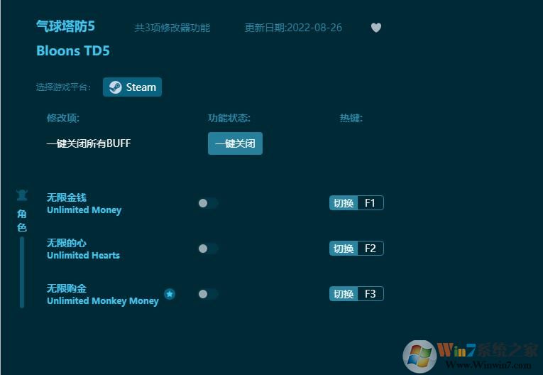 氣球塔防5無(wú)限金錢修改器 v2022.8最新版