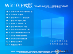 Win10系統(tǒng)盤(pán)下載|WIN10專(zhuān)業(yè)版(64位)系統(tǒng)鏡像V2023