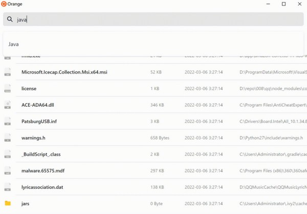 Orange(跨平臺文件搜索軟件)