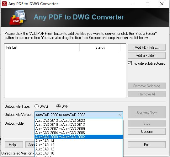 PDF轉(zhuǎn)CAD/DWG軟件(Any PDF to DWG Converter)