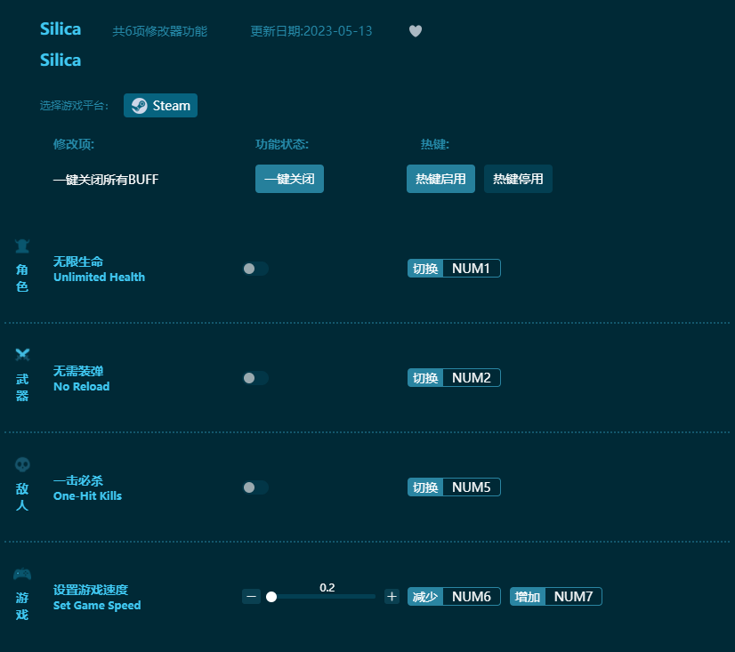 silica六項修改器 v2023最新版