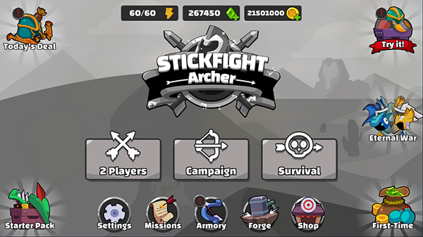 標(biāo)桿弓箭手(Stickfight Archer)