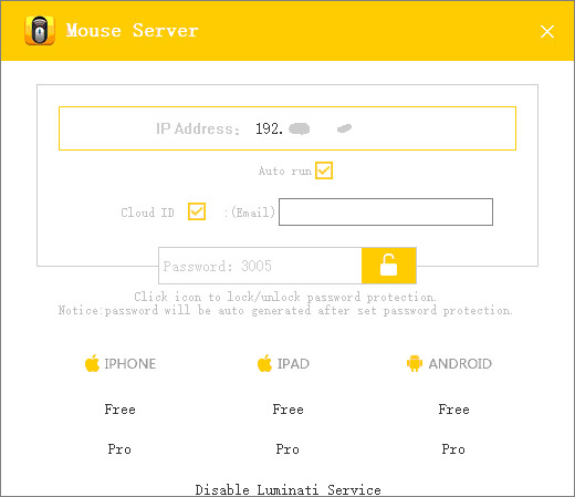 Mouse Server PC版