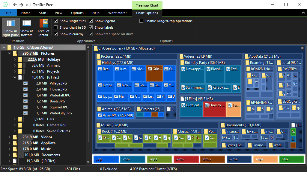 TreeSize Personal(電腦磁盤(pán)清理)專(zhuān)業(yè)版