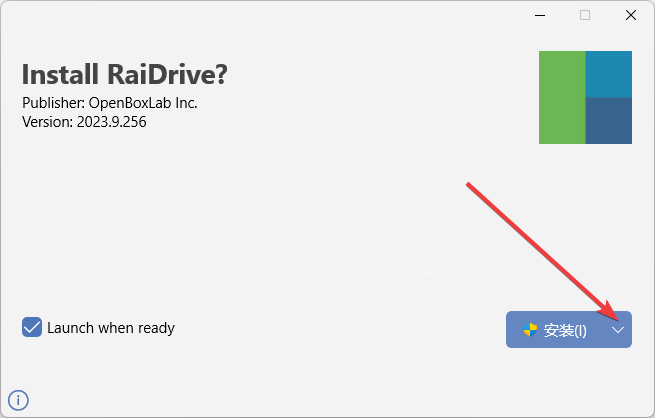 RaiDrive GUI Win11版