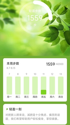 輕盈計步app